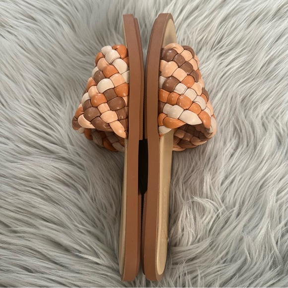 MADEWELL The Suzi Slide Sandal in Multi Woven Leather 7.5 - Picture 5 of 11